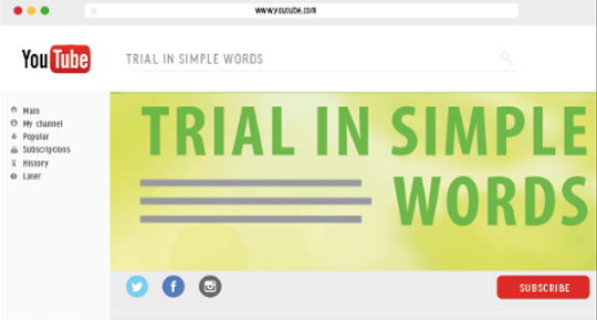 Trial in Simple Words